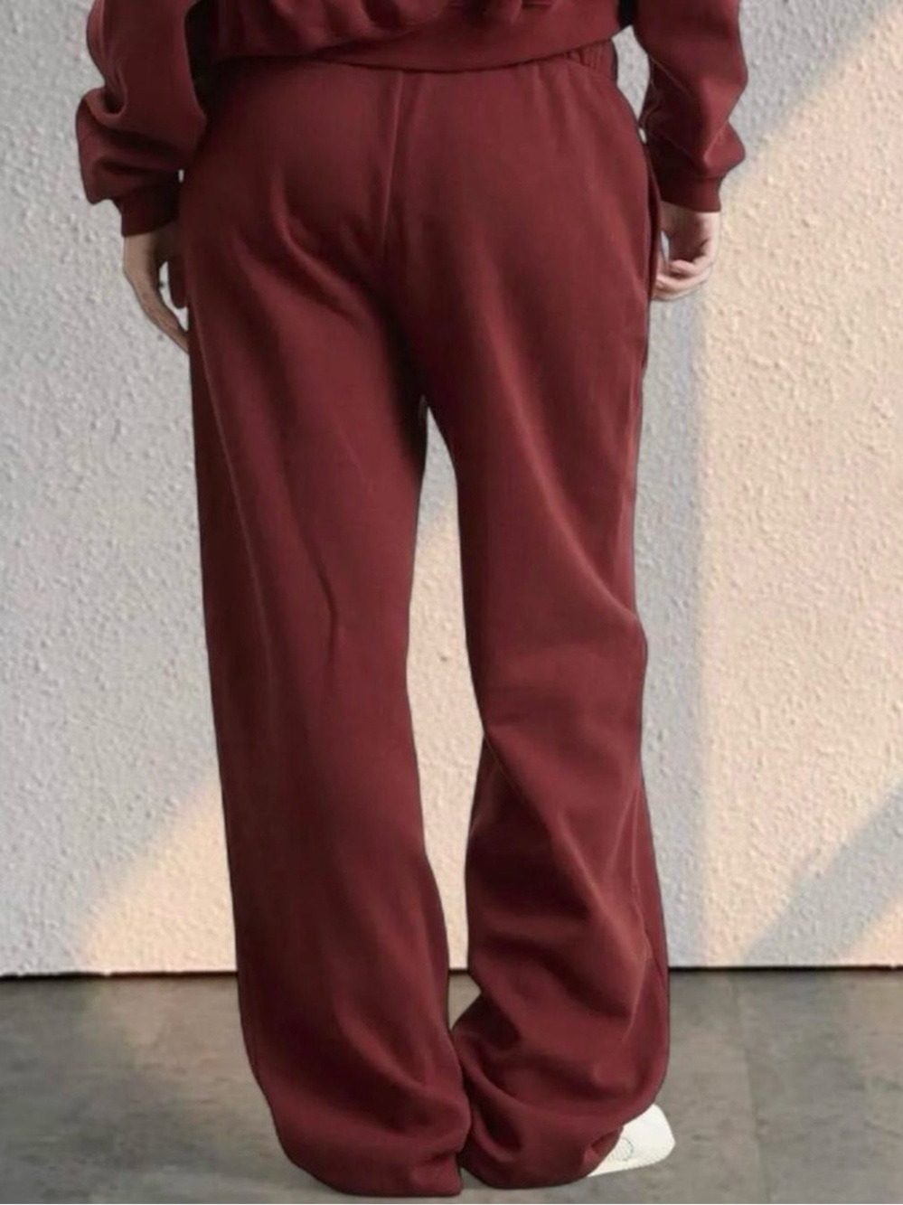 Skims Cotton Fleece Classic Straight Leg Sweatpants